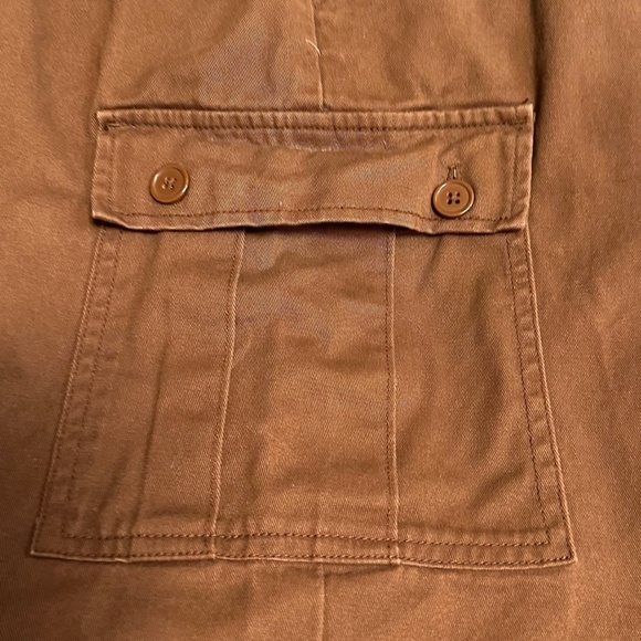FOREVER 21 Brown Cargo Jogger Pants M | Y2K Athleisure Utility Streetwear Urban - Picture 7 of 11